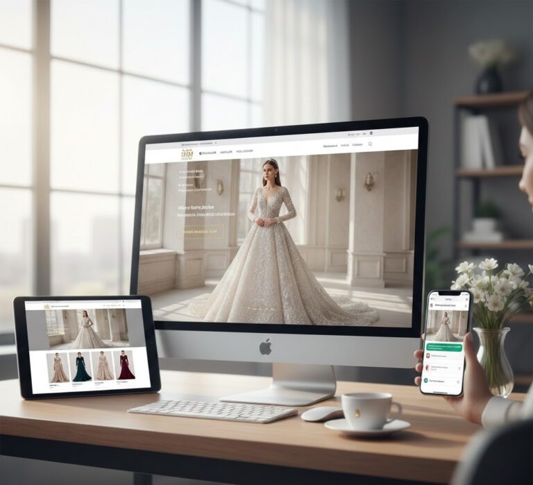 Abiye ve Gelinlik Mağazası Web Tasarım