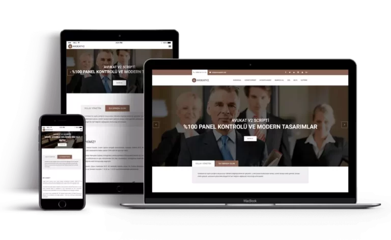 Avukatlara Özel Mersin Kurumsal Web Sitesi Tasarımı